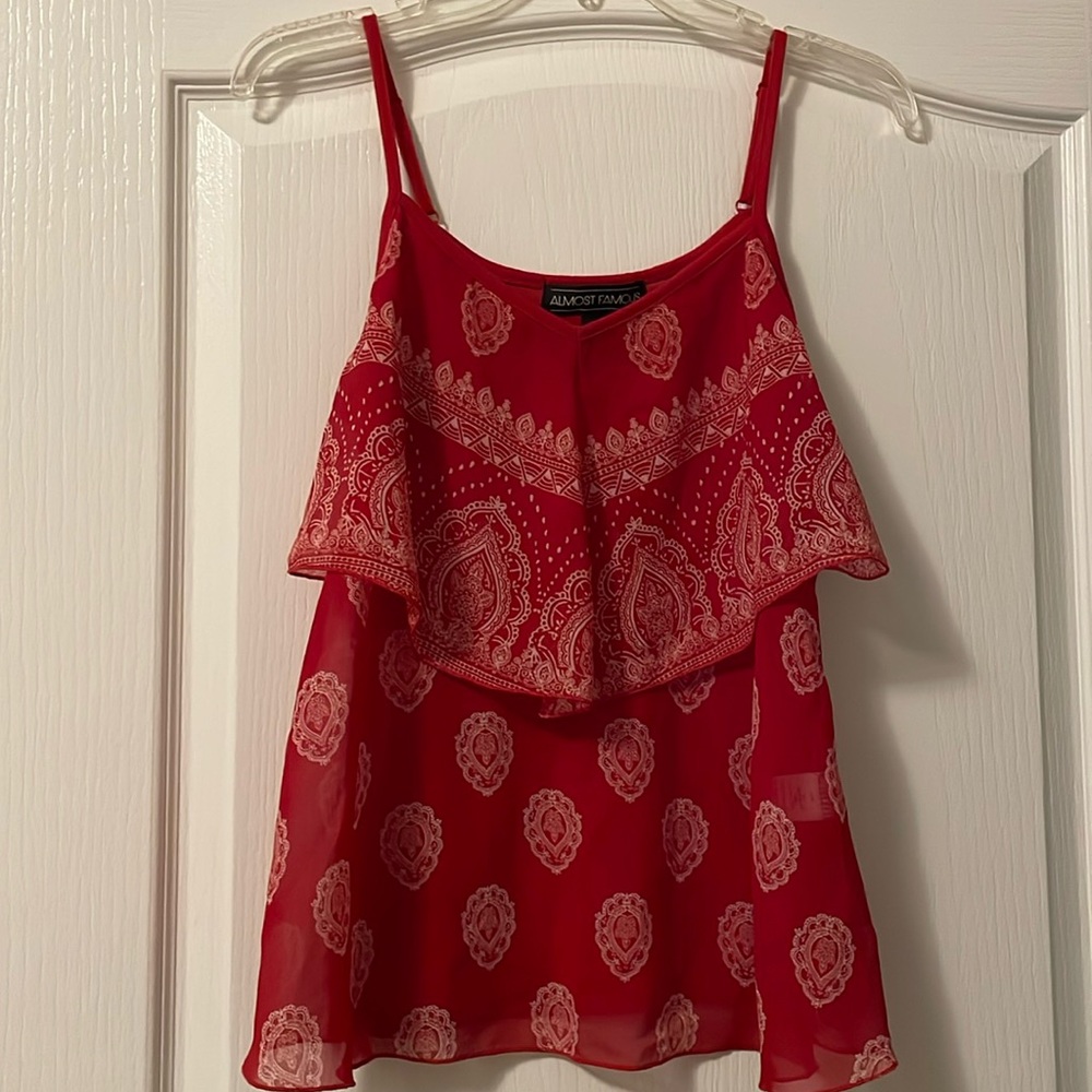 Cute red tank!
